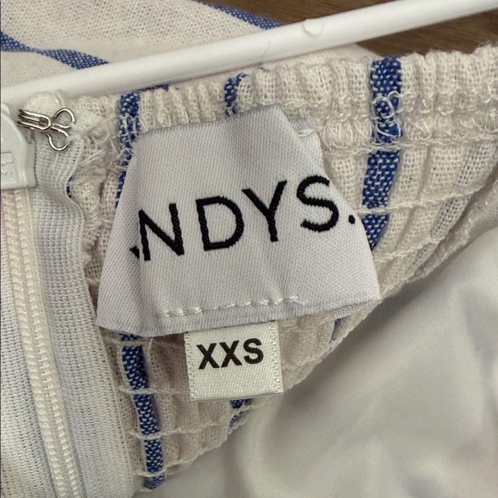 SNDYS Elena Blue Stripe Dress - XXS - Picture 5 of 5